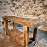 Antique oak workbench, circa 1900