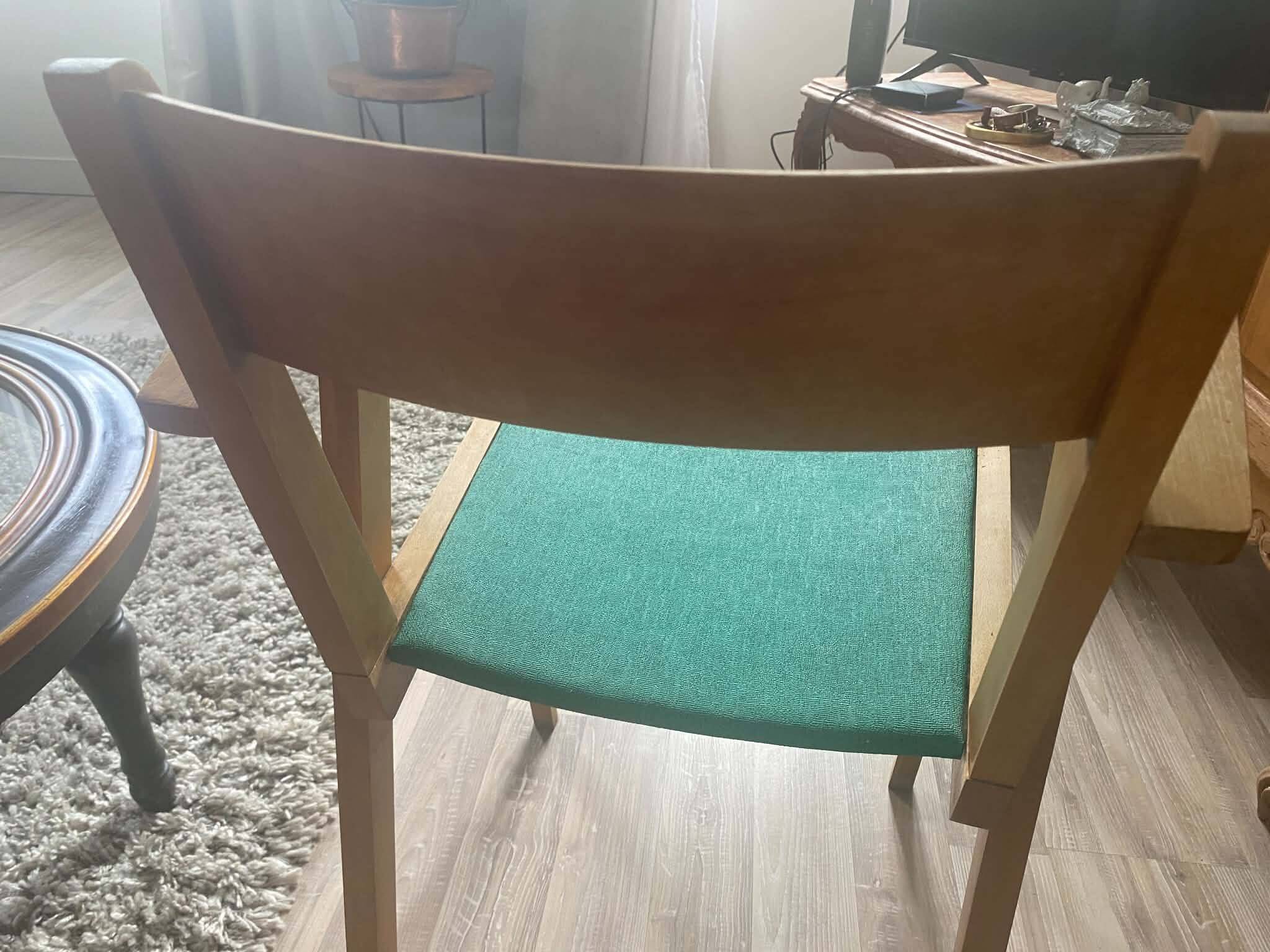 Vintage Bridge armchairs with compass legs – 1950s/60s