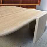 Coffee table in travertine Roche Bobois