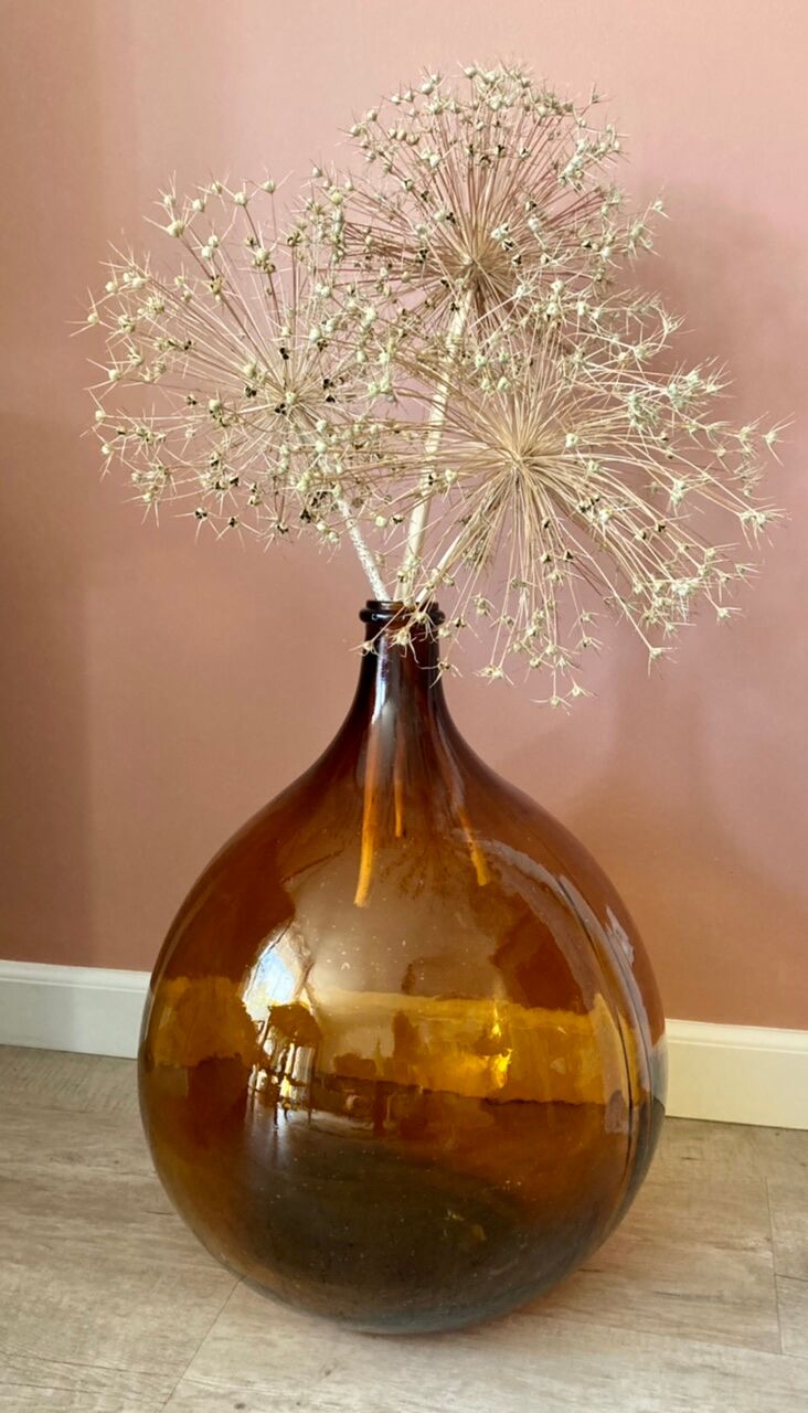 Demijohn 25 L amber