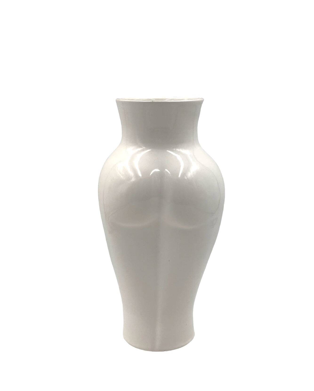 Postmodern ceramic 'Femme' vase, Baba, Vallauris France ca. 1980s