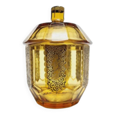 Art Deco oroplastic candy dish from Moser, Czechoslovakia, 1930s