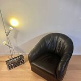 Black armchair
