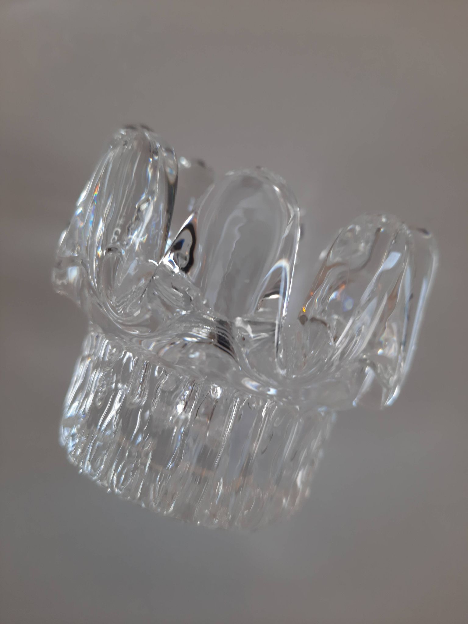 Duo de bougeoirs  par Goran Warff pour Kosta Boda années 70