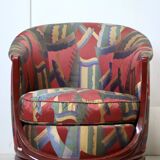 Fauteuil 1930 normandie en soie