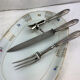 Old leg of lamb service, in silver made in France
