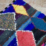 Boucherouite rug | Moroccan rug | Eclectic rug | Moroccan rug