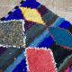 Tapis Boucherouite | Tapis marocain | Tapis éclectique | Tapis marocain