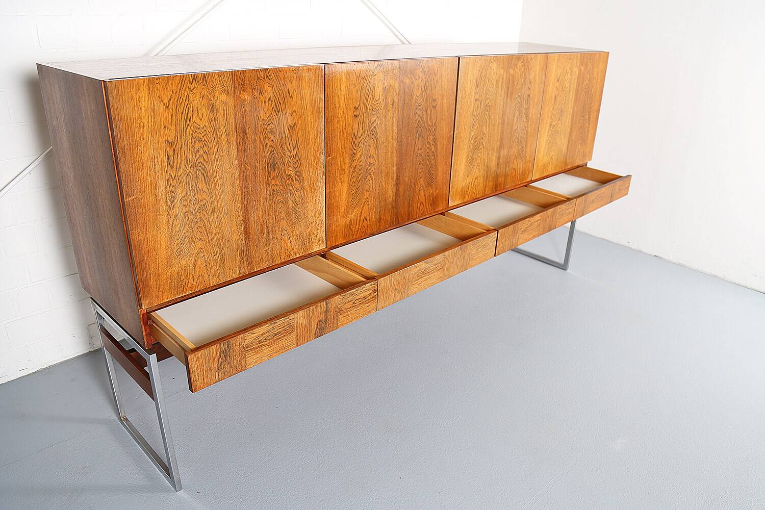 Rudolf B. Glatzel for Fristho Franeker Credenza Highboard Rosewood 60s