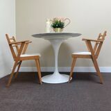 Paire de fauteuils compas anciens