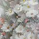 Oil painting still life daisies signed Nancy Lee