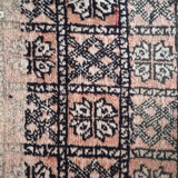 Berber carpet with short hair type Moroccan Kilim