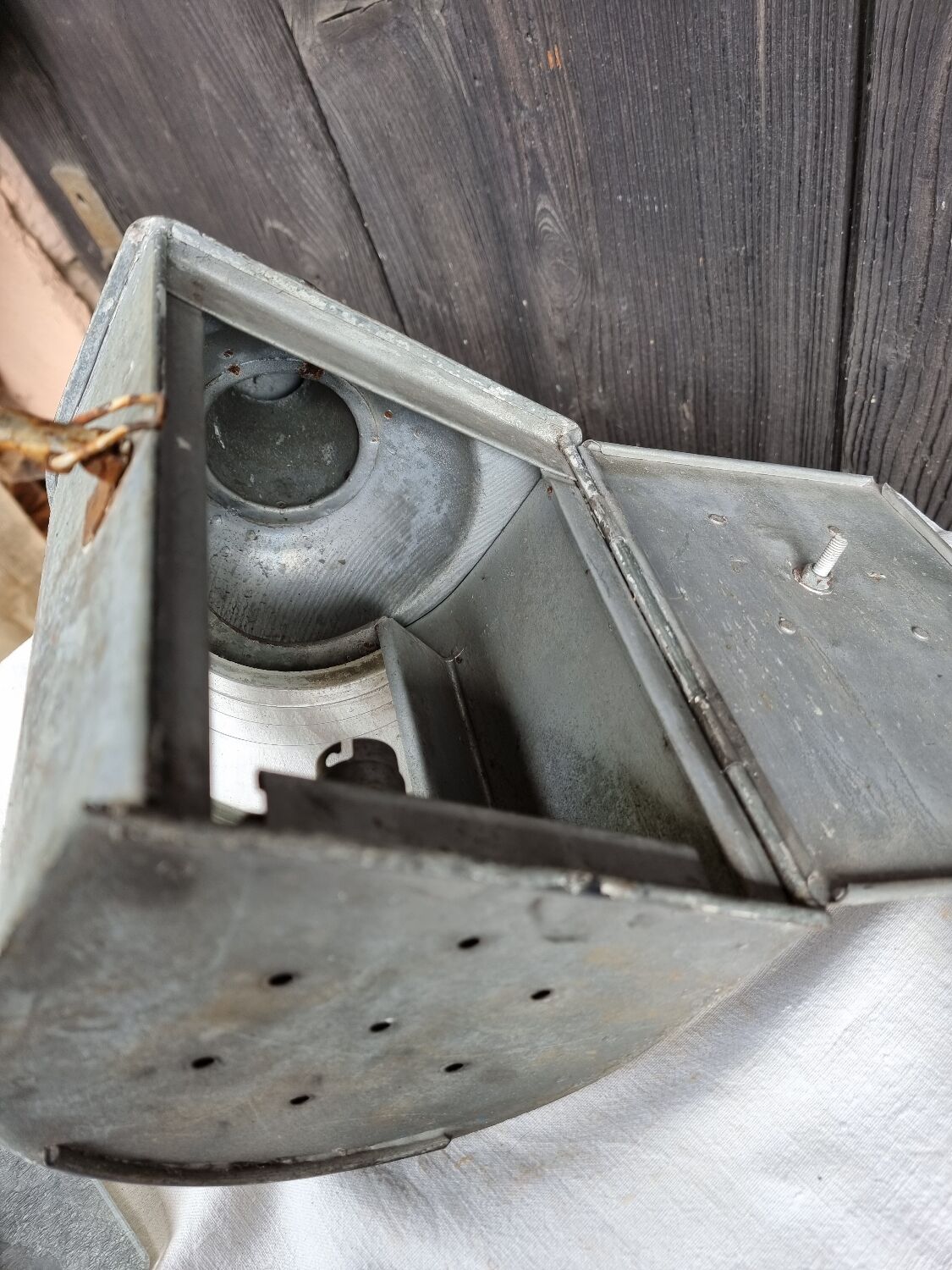 Ancien fanal lanterne bateau