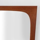 Minimalistic designed Mid-Century Danish Mirror in teak, 1960s