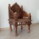 Fauteuil ancien Pidha Num2 Radjastan XIXeme en Palissandre massif