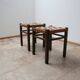 Tabouret en corde allemand du milieu du siècle