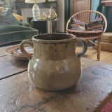 Vallauris 50s glazed ceramic pot