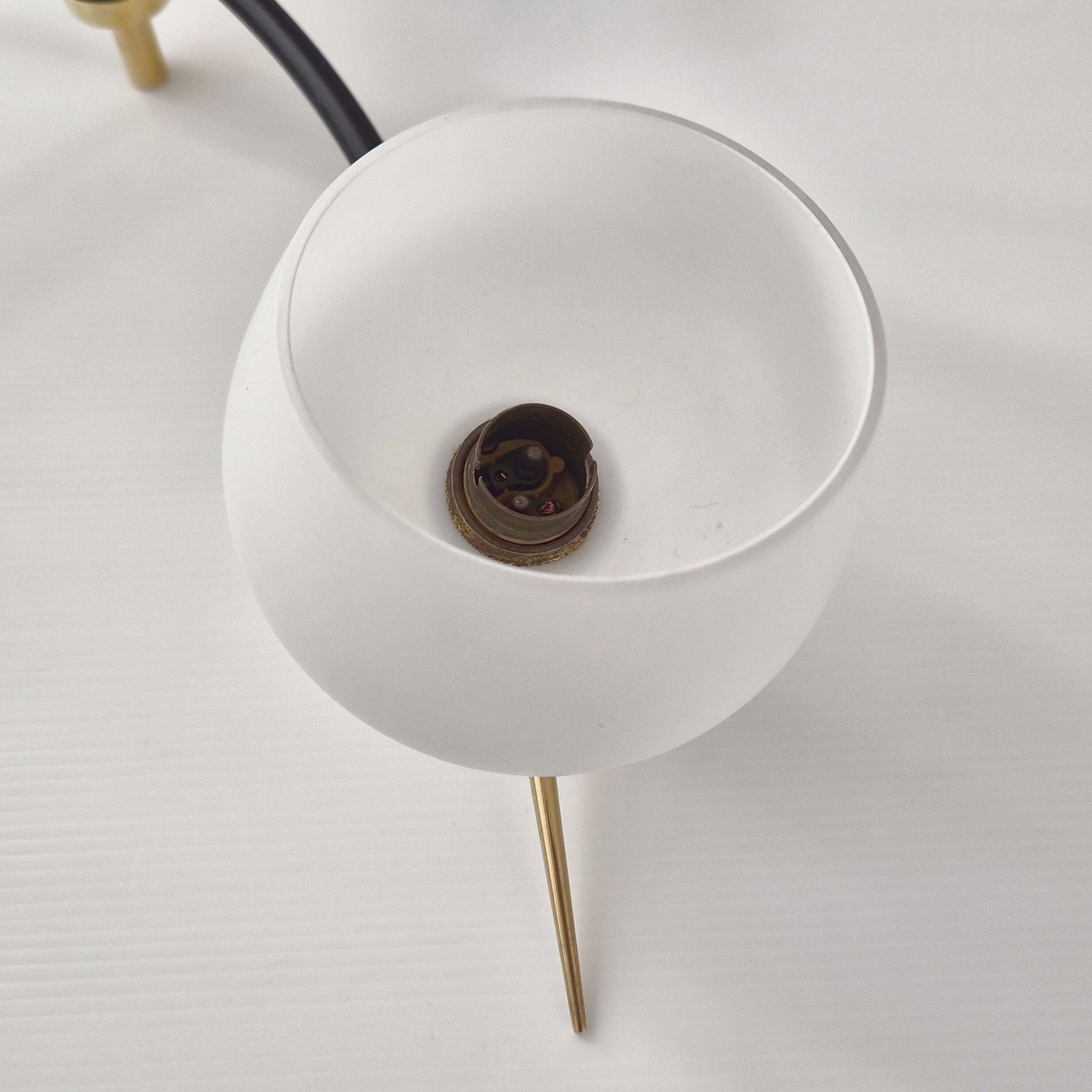 Arlus 1950 vintage pendant light