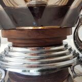 Glass cut smoked art deco