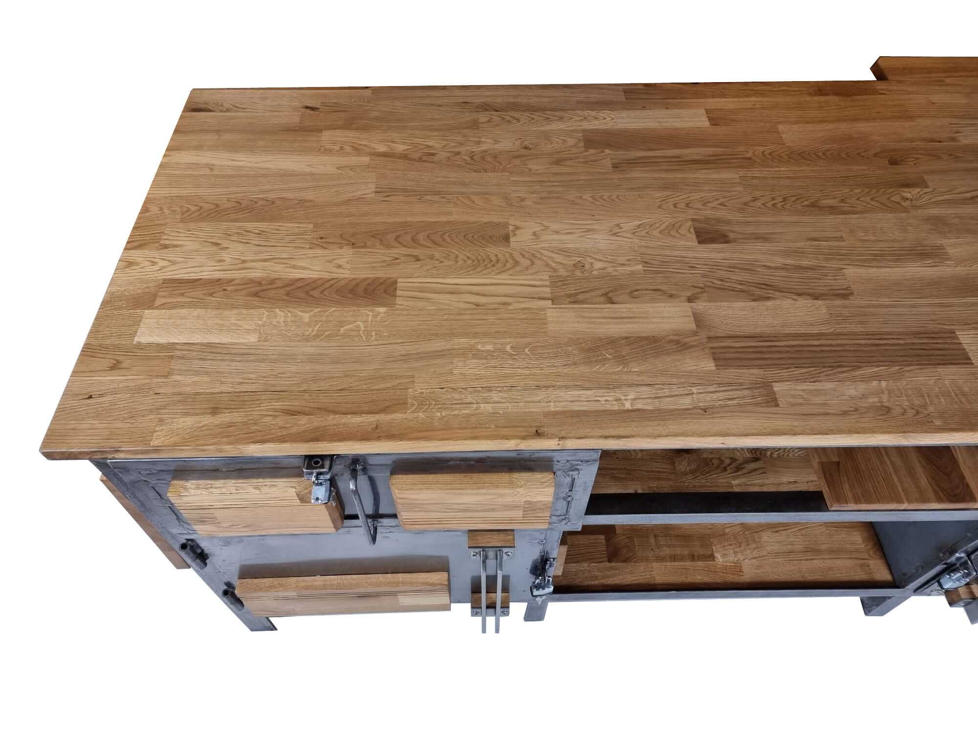 Industrial kitchen island, 1970s