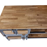 Industrial kitchen island, 1970s