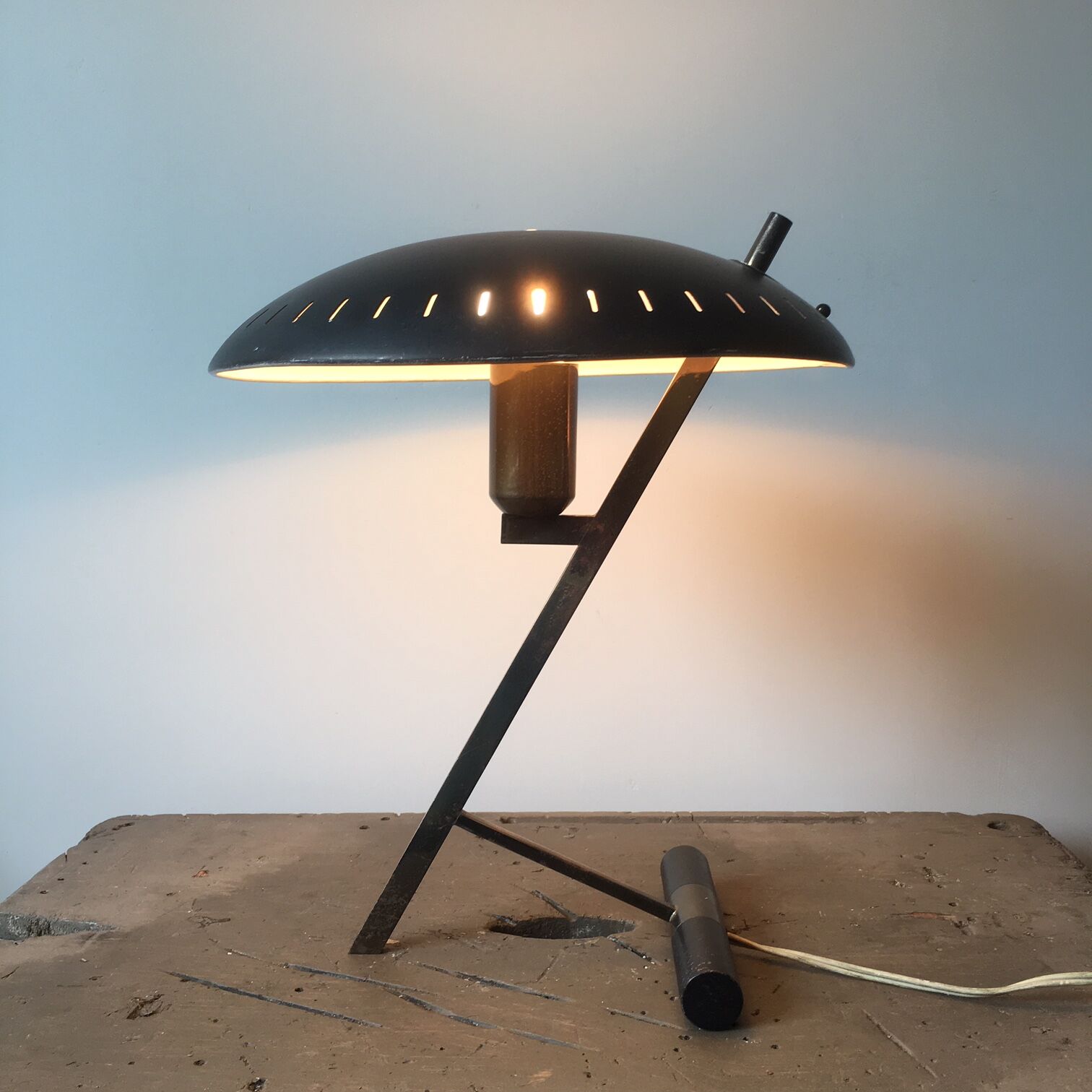 Lampe Z de Louis Kalff pour Philips, circa 1955