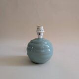 Blue ceramic lamp base