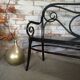 Banquette Thonet laqué noir