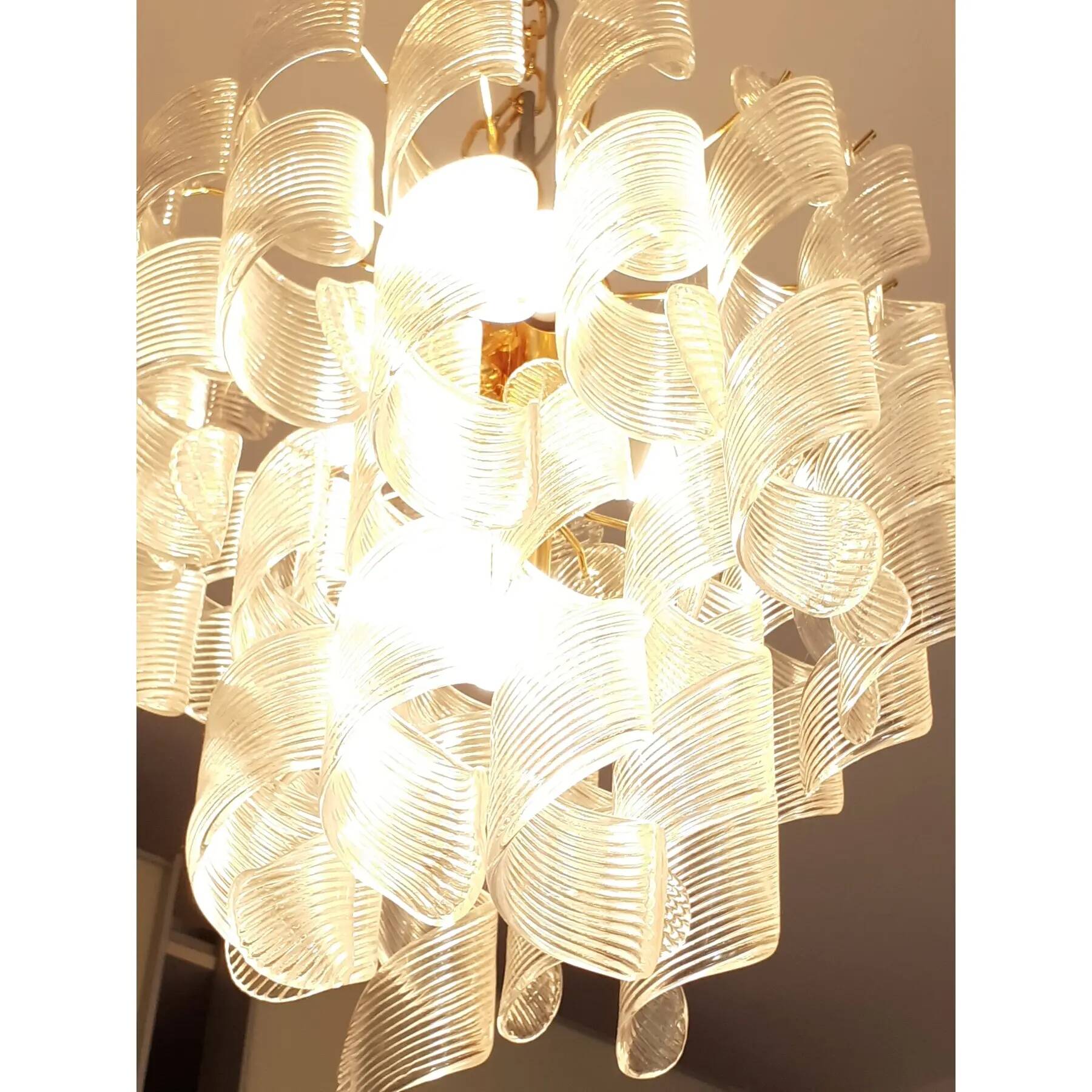 Murano-Style Glass Sputnik Chandelier