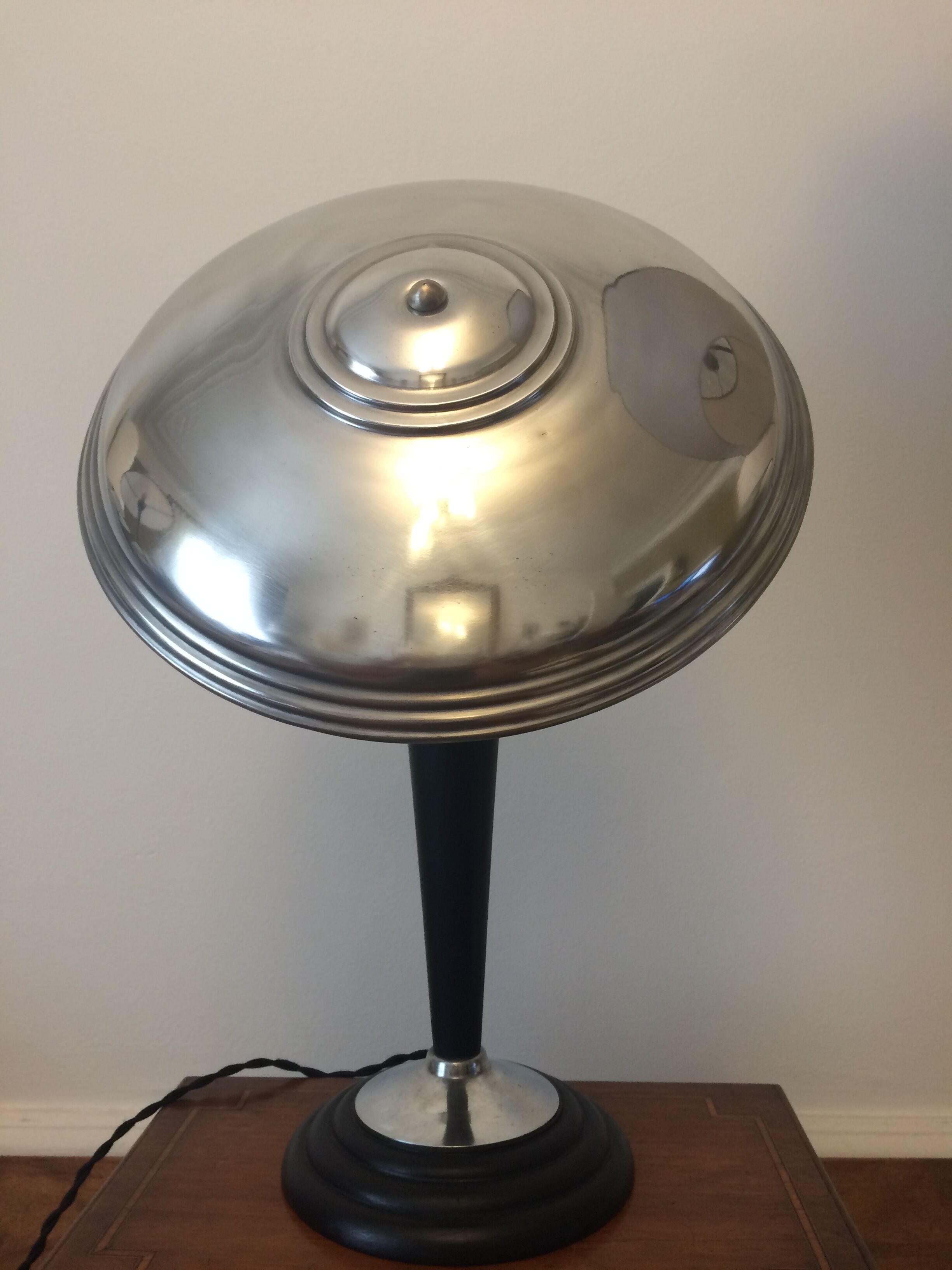 Lampe champignon ancienne art déco