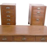 American teak desk cicra 1940