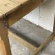 Table de ferme bois brut