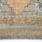4x7 Turkish Muted Peach Retro Vintage Persian Rug, 133x213Cm