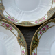 4 cups and under cups Limoges porcelain - Chabrol & Poirier 1925