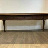 Oak and walnut table