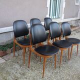 Série de  chaises Baumann Pégase