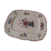 Rectangular serving dish Digoin Sarreguemines model Agreste