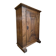French antique oak wardrobe with one door, 18th century.