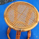 Vintage bamboo stool