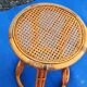 Vintage bamboo stool