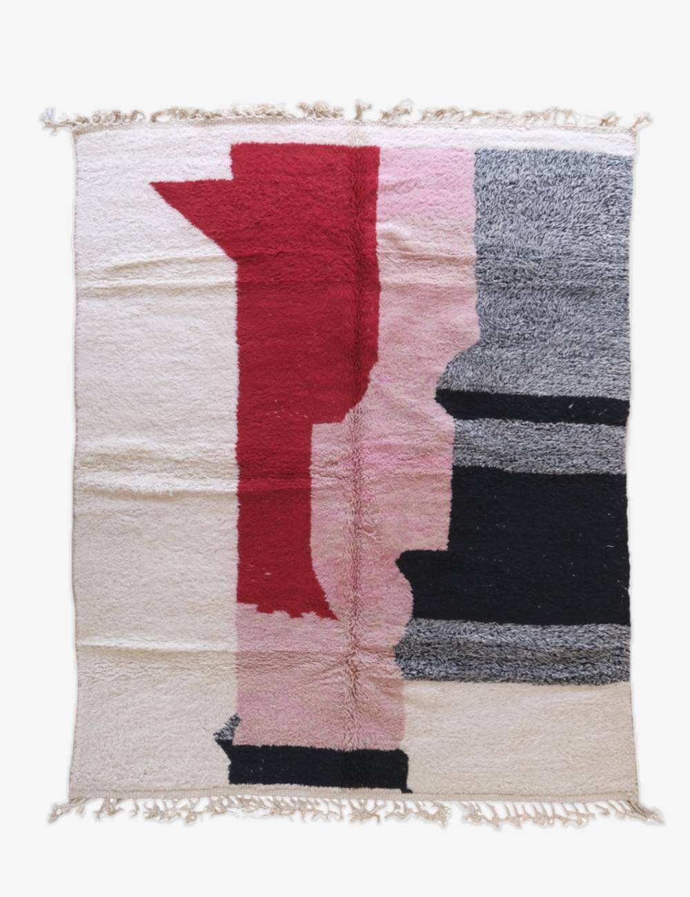 Tapis contemporain marocain en laine