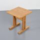 Les Arcs France, table en pin massif