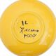 Yellow ceramic vase with lid by Enzo Bioli for Il Picchio, 1970s.
