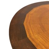 Art Deco Oak Side Table Inlaid Leaf coromandel minimalist design