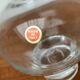 Vintage Italian glass bubble vase