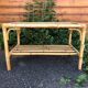 Vintage coffee table in bamboo and rattan