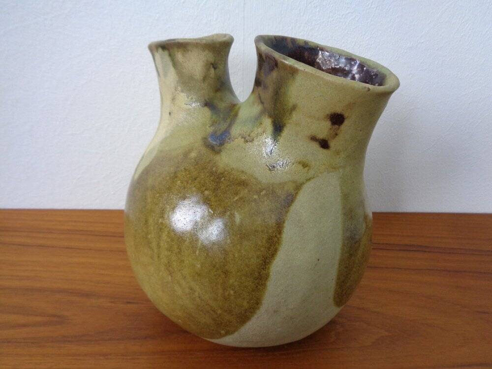 Danish Studio Ceramic Vase, 1960s