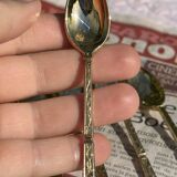 Set of 6 Vintage Gold Moka Spoons - Tableware - Coffee Spoons