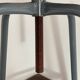 Tabouret d'atelier en métal et bois réglable en hauteur