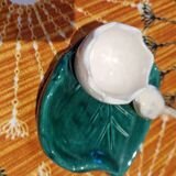 Tortoiseshell egg cup and spoons